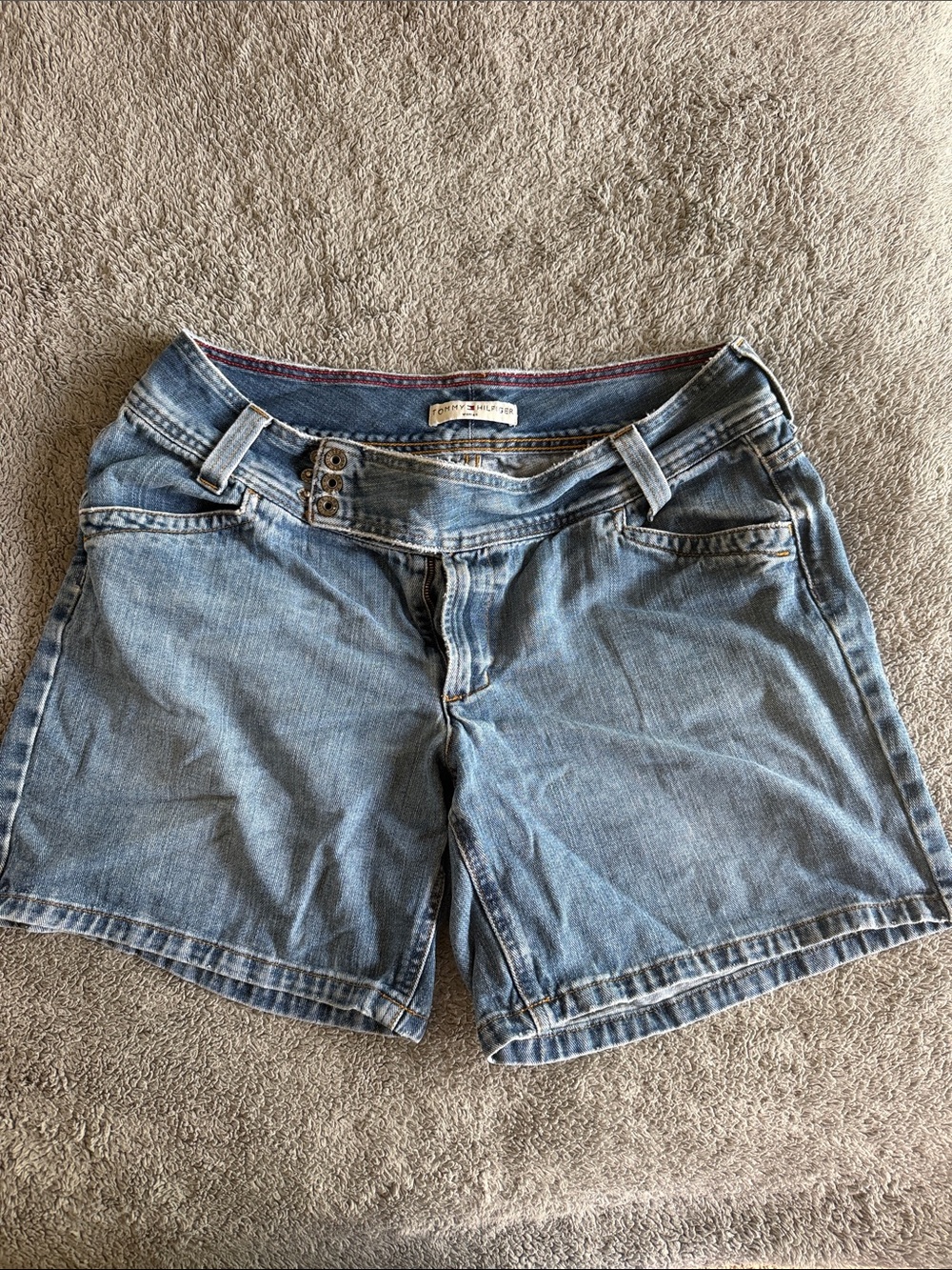 Tommy Hilfiger Light Blue Denim Jean Shorts